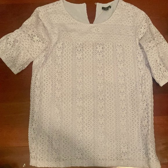 Ann Taylor lace tee - Picture 1 of 4